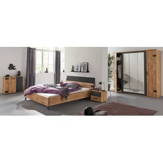 WIMEX »Malmö, Kleiderschrank mit Spiegel, Made in Germany« im Industrial Look, 180 oder 225cm breit,
