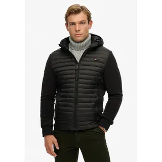 Superdry Storm Fleece Hybrid Jacke - Black - M