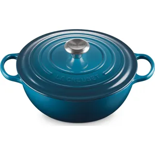 Le Creuset Signature La Marmite Bräter 26 cm deep teal