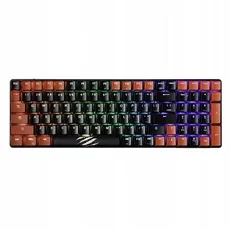 Mad Catz S.T.R.I.K.E. 11 Tastatur, Schwarz, Rot