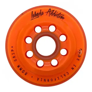 Labeda Addiction Grip Schlittschuhrollen 4 Einheiten - Orange - 80 mm
