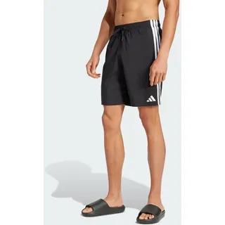 adidas 3 Stripes 8 ́ ́ Badeshorts - Black / White - S,