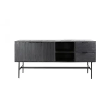KAWOLA Lorca 170 x 81 x 40 cm Schwarz