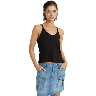 G-Star RAW Women's Tops Spaghetti Strap Tank top wmn, Schwarz (dk Black D24518-5268-6484), S