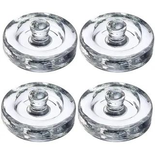 Westmark Fermentiergewichte – Fermentierset bestehend aus 4 Gewichten zum Fermentieren, Glasgewichte in zwei Größen, Zubehör für Fermentation – Glas, Ø 8 cm, 4 Stück