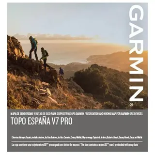 Garmin Topo Micro Sd/sd Card Spain V7 Pro Karte - Beige - One Size