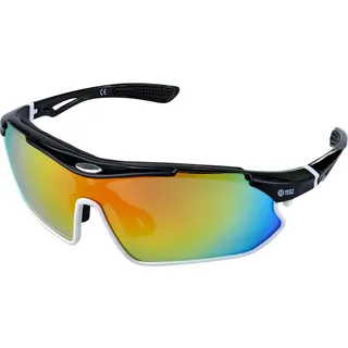 YEAZ Sport-Sonnenbrille schwarz/weiß/rot SUNRAY