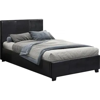 Habitat et Jardin Einzelbett mit Bettkasten carla - 90 x 190 cm - Schwarz