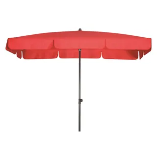 Doppler WATERPROOF III Sonnenschirm wasserdicht & höhenverstellbar rot 260 x 150cm