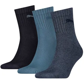 Puma Socken 3er Pack Blau 43-46