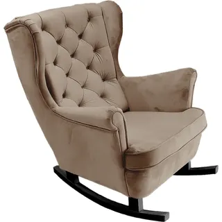 DomoHome Relaxsessel Armlehnensessel Armlehnen Fernsehsessel Loungesessel Polstersessel Couchsessel Armsessel Chair Wohnzimmersessel Ohrensessel | 102x81x95cm | Brown_29813 - Braun