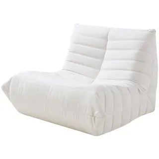 [en.casa] Relaxsessel Kodsø Mikrofaser 100 x 75 x 90 cm Beige