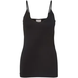 Vero Moda Damen Top VMMAXI MY SOFT V SINGLET GA Schwarz L