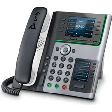 Poly EDGE E450 IP PHONE, Telefon, Grau, Schwarz