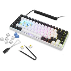 Bild von Skiller SGK50 S3 White, schwarz/weiß, LEDs RGB, hot-swap, Gateron YELLOW, USB, DE (4044951039180)