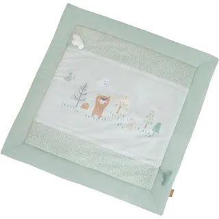 Roba Spiel- UND Krabbeldecke - Woodland Buddies - 100 x 100 cm , Grün , Textil , Tiere , Füllung: Polyester , 100x100 cm , Schlafen, Babybettausstattung, Babydecken & Babykissen, Babydecken