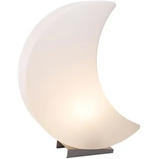 8 seasons design Shining Moon LED Mondlampe (60 cm, weiß) E27 Fassung inkl. Leuchtmittel in warmweiß, Nachttischlampe beleuchtet, Lampe Kinderzimmer, Deko Schlafzimmer, Innen- und Außenbereich