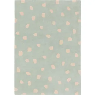 Lytte Kinderteppich Savannah Mint 120x170 cm , Textil , Rechteckig , 120x170 cm , pflegeleicht , Teppiche und Böden, Teppiche, Kinderteppiche