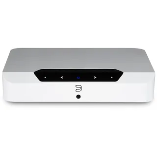BLUESOUND Powernode Edge Kompakter Kabelloser Hochauflösender Multiroom Musik-Streamer - Weiß
