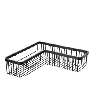 Tatay Rechteckiger Duschkorb Mit Winkel 30x30x8 Cm - Black - One Size