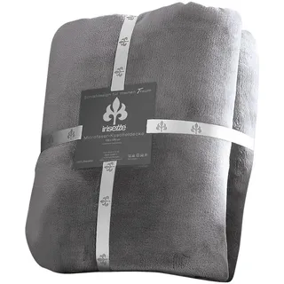 IRISETTE Relax 8900 Kuscheldecke 150 x 200 cm Grau/Silber