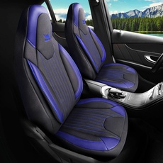 Sitzbezüge passend für Chevrolet Spark in Schwarz Blau Pilot 6.5