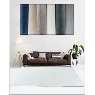 Tadi & Imperio2016 Teppich Lisa Weiß Kurzflor Kleiner Teppich Zuschnitt