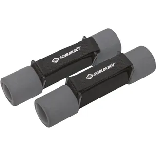 Donic Schildkröt Soft Hantel Set Hantel-Set 2 x 1,0 kg schwarz-anthrazit
