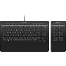 Bild Keyboard Pro with Numpad, USB/Bluetooth, DE (3DX-700091)