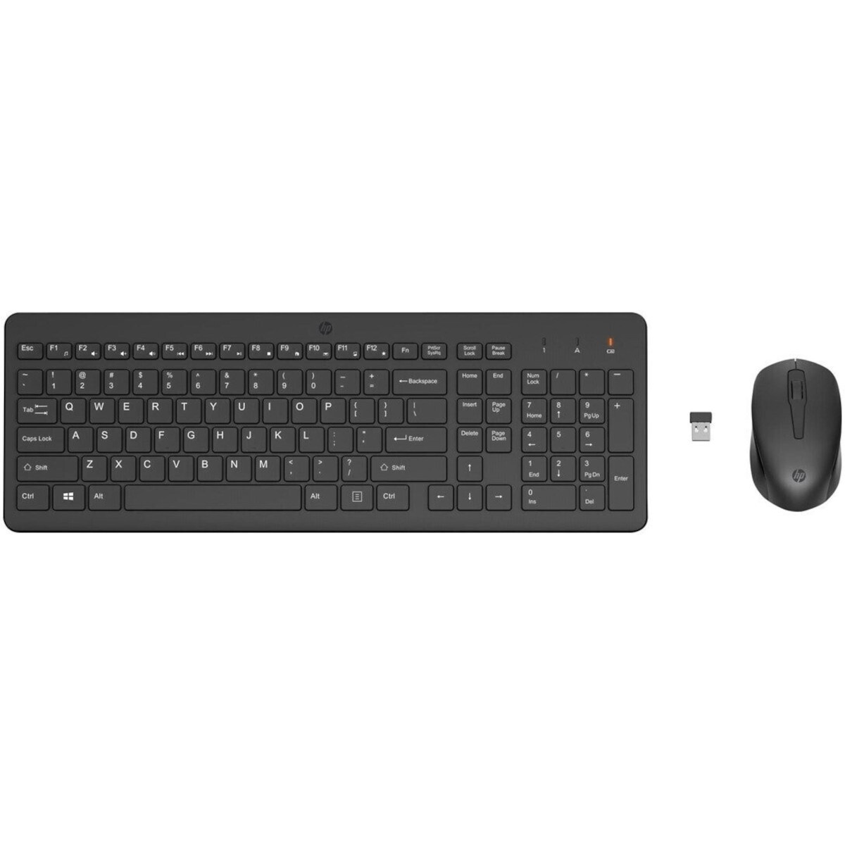 Bild von 330 Wireless Mouse and Keyboard Combo, schwarz, USB, DE (2V9E6AA#ABD)