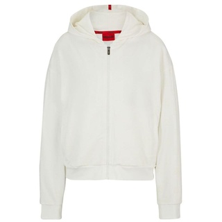 Hugo Damen Flocky_Hooded Loungewear Jacket, Open White110, M EU