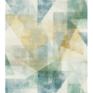 Rasch Tapeten Vliestapete (Grafisch) Türkis 10,05 m x 0,53 m Linares 617962