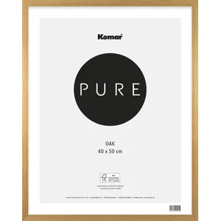 KOMAR Pure Echtholzrahmen modern braun 40x50 cm 3er Set