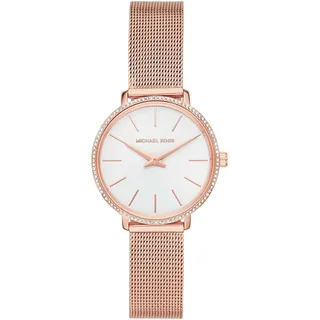 Michael Kors Pyper Watch für Damen, Quarz-Zweizeigerwerk mit Edelstahl-, PVC- oder Lederarmband