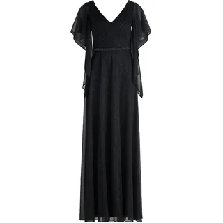 Vera Mont Abendkleid Glitzer-Look Blau/Grau 40