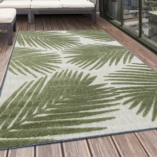 Ayyildiz Bahama 5155 Outdoor-Teppich 140 x 200 cm Grün