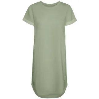 Vero Moda Women's VMSASHAMILLA SS Sweat Dress NOOS Kleid, Reseda, M