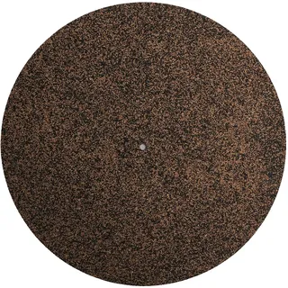 Plattenspieler-Plattenteller-Matte aus Kork, Stoßfeste 12-Zoll-Plattenteller-Plattenteller-Matte, Audiophile Qualität Verbessert die Klangqualität, Rutschfeste Plattenspieler-Slipmat für Schallplatten