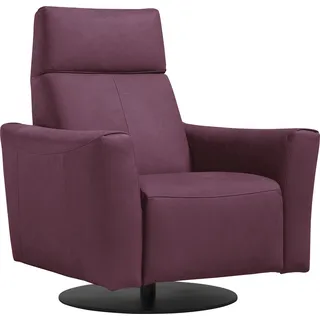 Egoitaliano Sessel Blues Leder 84 x 105 x 90 cm Rot/Pink mit Relax-Funktion