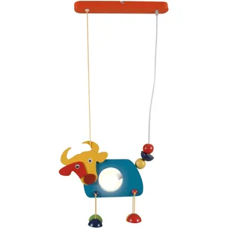 Näve Kinderpendelleuchte Kuh Emma Bunt 85 cm x 37 cm x 5 cm