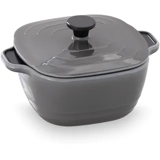 Lacor - 63200 - Mini Cocotte Serve Rot, Hochwertiges Melamin, 100% BPA-frei, 350 ml Fassungsvermögen, widerstandsfähig, hygienisch und leicht zu reinigen, spülmaschinenfest, rote Farbe