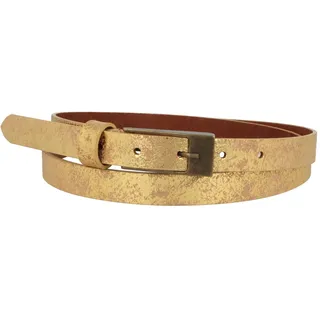 MGM Damen Gürtel 111-8123, Gr. 100, Gold (Gold-Used)