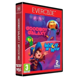 Evercade Goodboy Galaxy/Witch n'Wiz