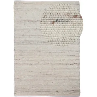 OTTO home Wollteppich »Passau Handwebteppich« rechteckig 10 mm Höhe Naturfaser, Wolle, handgewebter Wendeteppich, Schlafzimmer, Wohnzimmer, beige