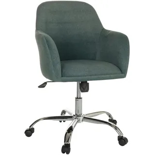 Mid.you Drehstuhl , Grün , Textil , Drehkreuz , 68x85-94x68 cm , Sitzfläche 360° drehbar , Büromöbel, Bürostühle, Drehstühle