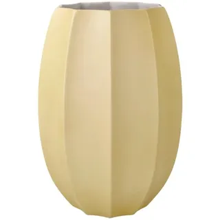 Kaiser Porzellan Tischvase »Concave«, (1 St.), Vase aus Biskuit-Porzellan, im zeitlosen Design, Höhe ca. 22,5 cm, beige