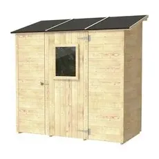 Holzhaus Isabel 207x102 cm mit Plattenbausystem