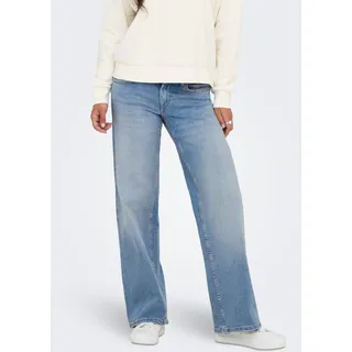 Only Onljudy-O Low Rise Wide Leg Blau 36