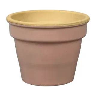 Pflanztopf FloraSelf Keramik glasiert Ø 34 cm H 26,5 cm rosa