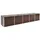 Garten-Hochbeet Verzinkter Stahl 400 x 80 x 77 cm Braun